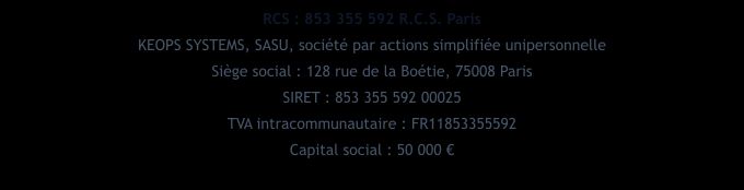Informations éditeur du site